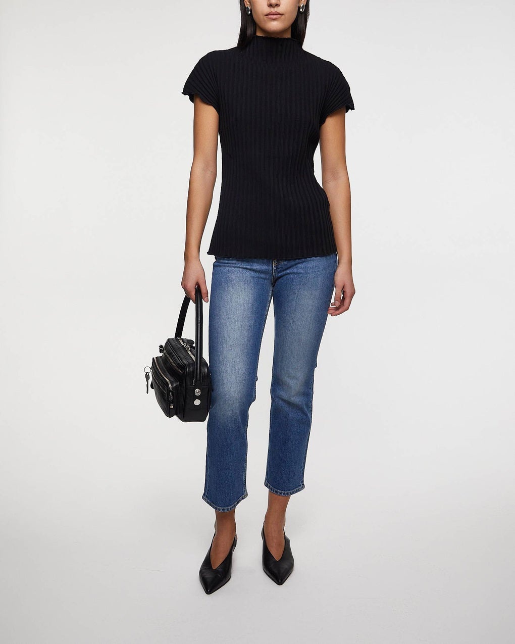 Jeans Stella Cropped Mid blue - 3