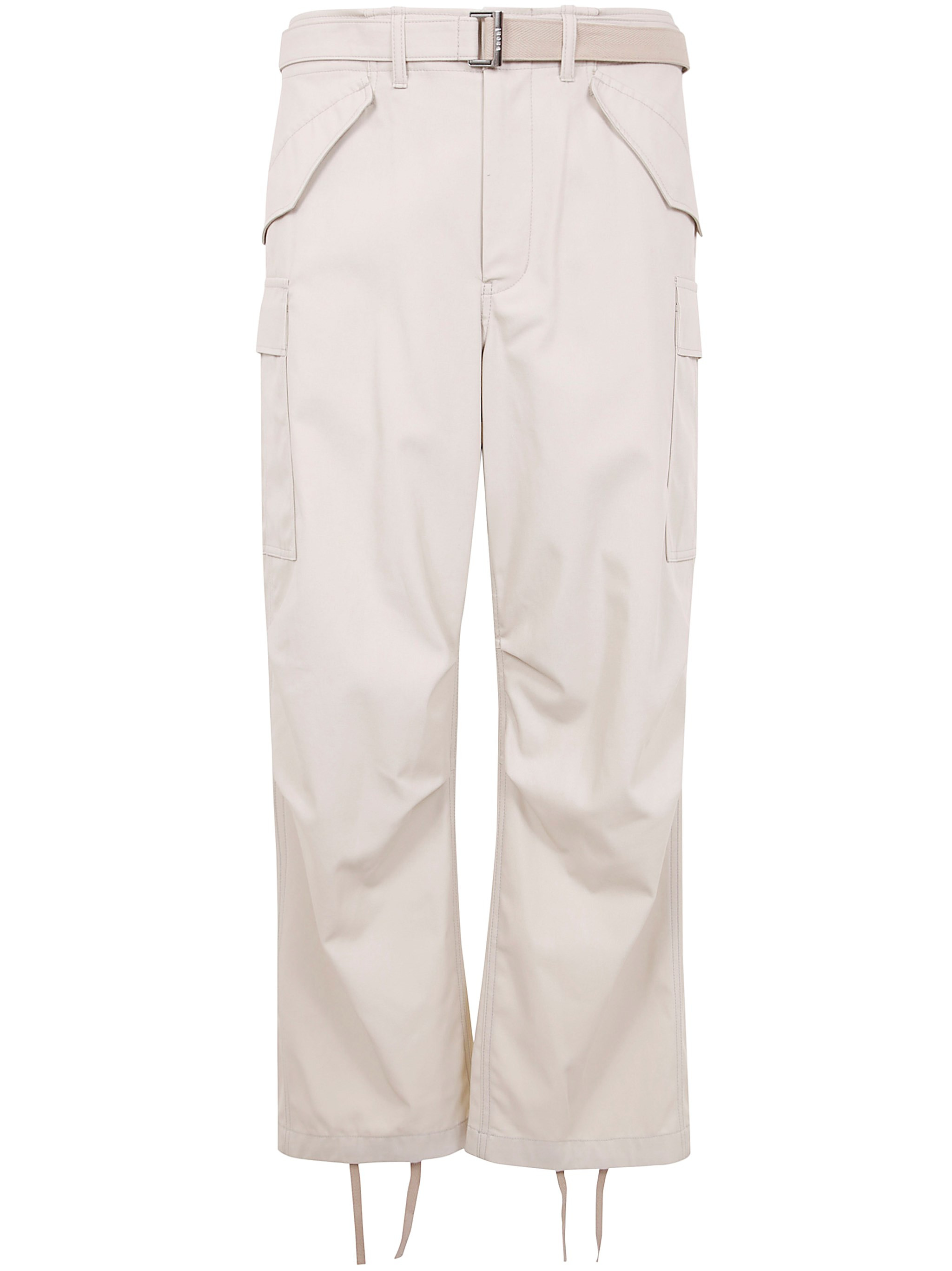 COTTON TWILL PANTS - 1