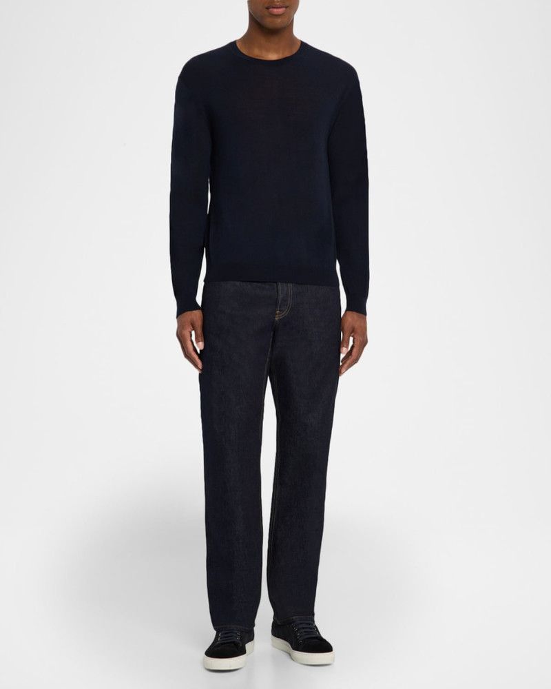 FRAME 남자의 극상 모직과 캐시미어 Crewneck 스웨터 outlook