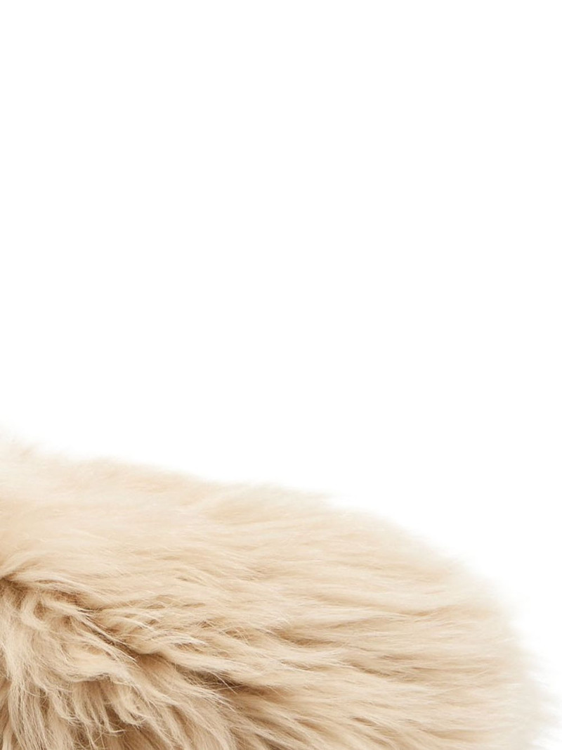 Moncler furry ballet flats outlook