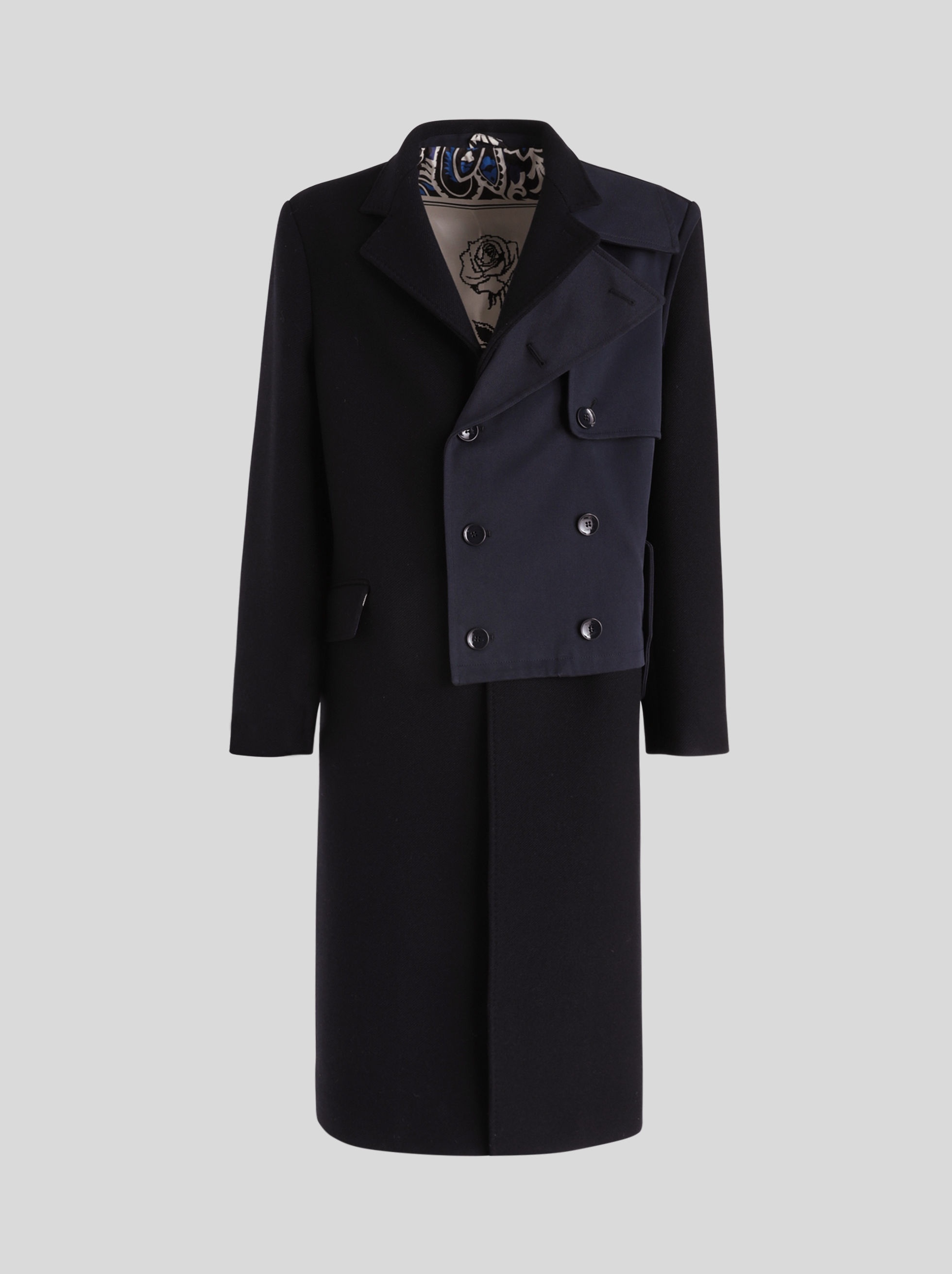 SEMI-TRADITIONAL COAT WITH PATCH - 1
