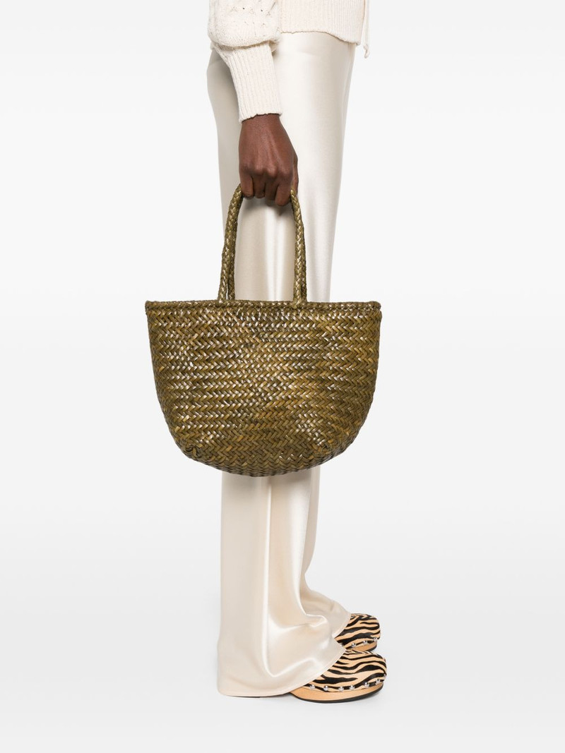 DRAGON DIFFUSION Small Grace basket woven satchel outlook