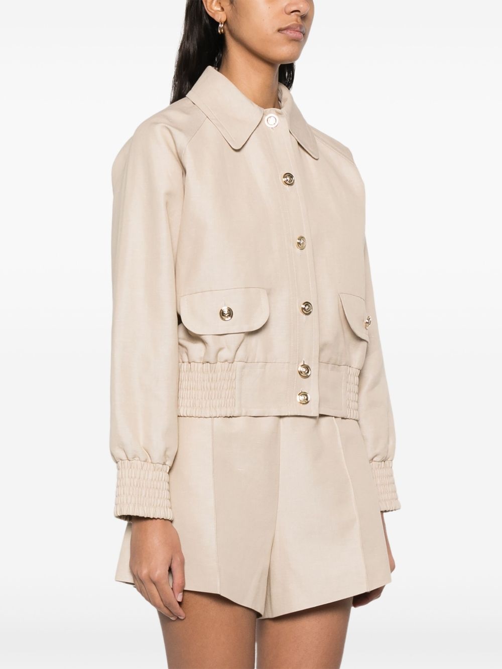 raglan-sleeve bomber jacket - 3