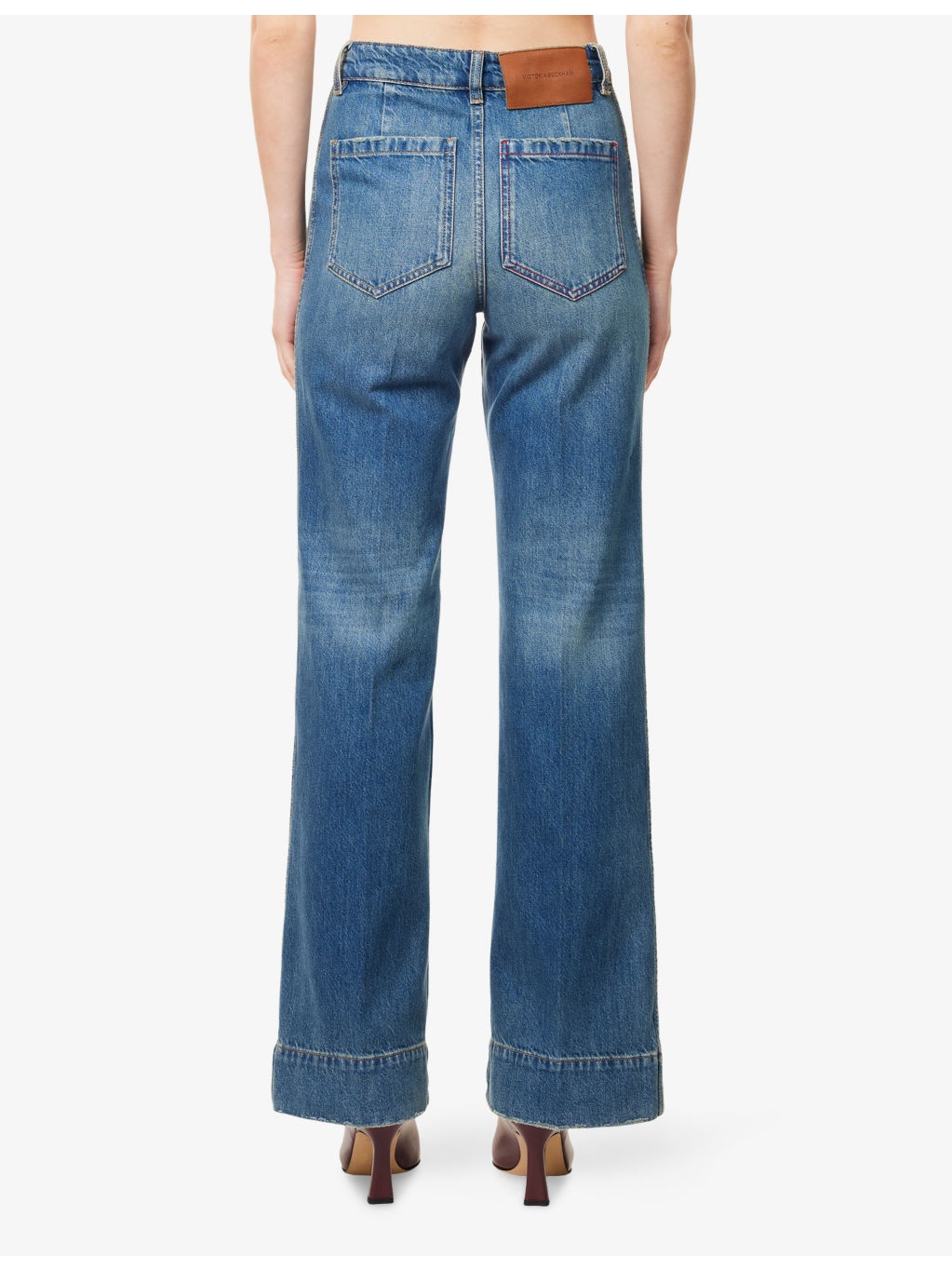 Alina Flared-Leg Denim Jeans - 4