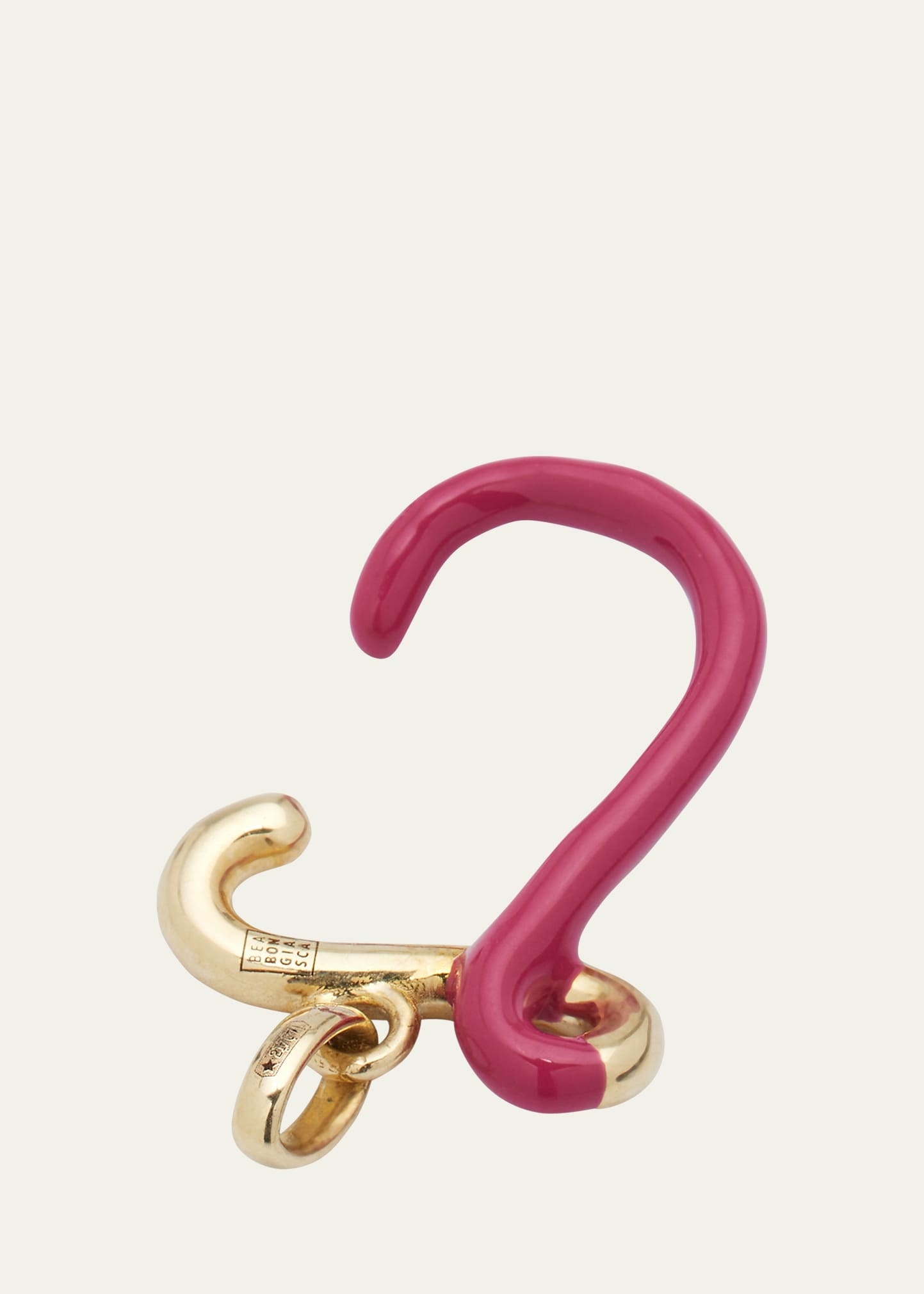 Enamel Letter Necklace - 3