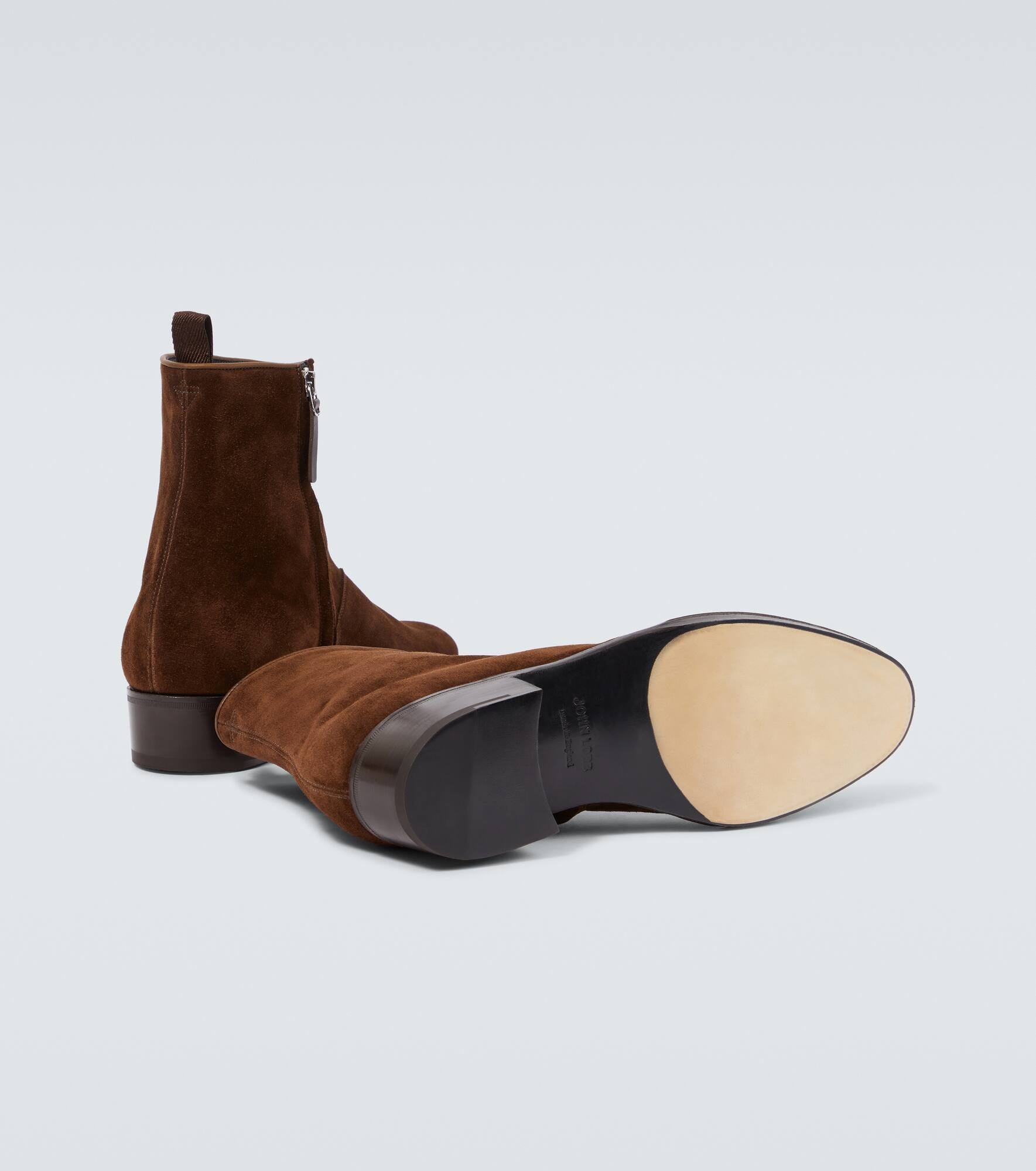 Freddi suede ankle boots - 3