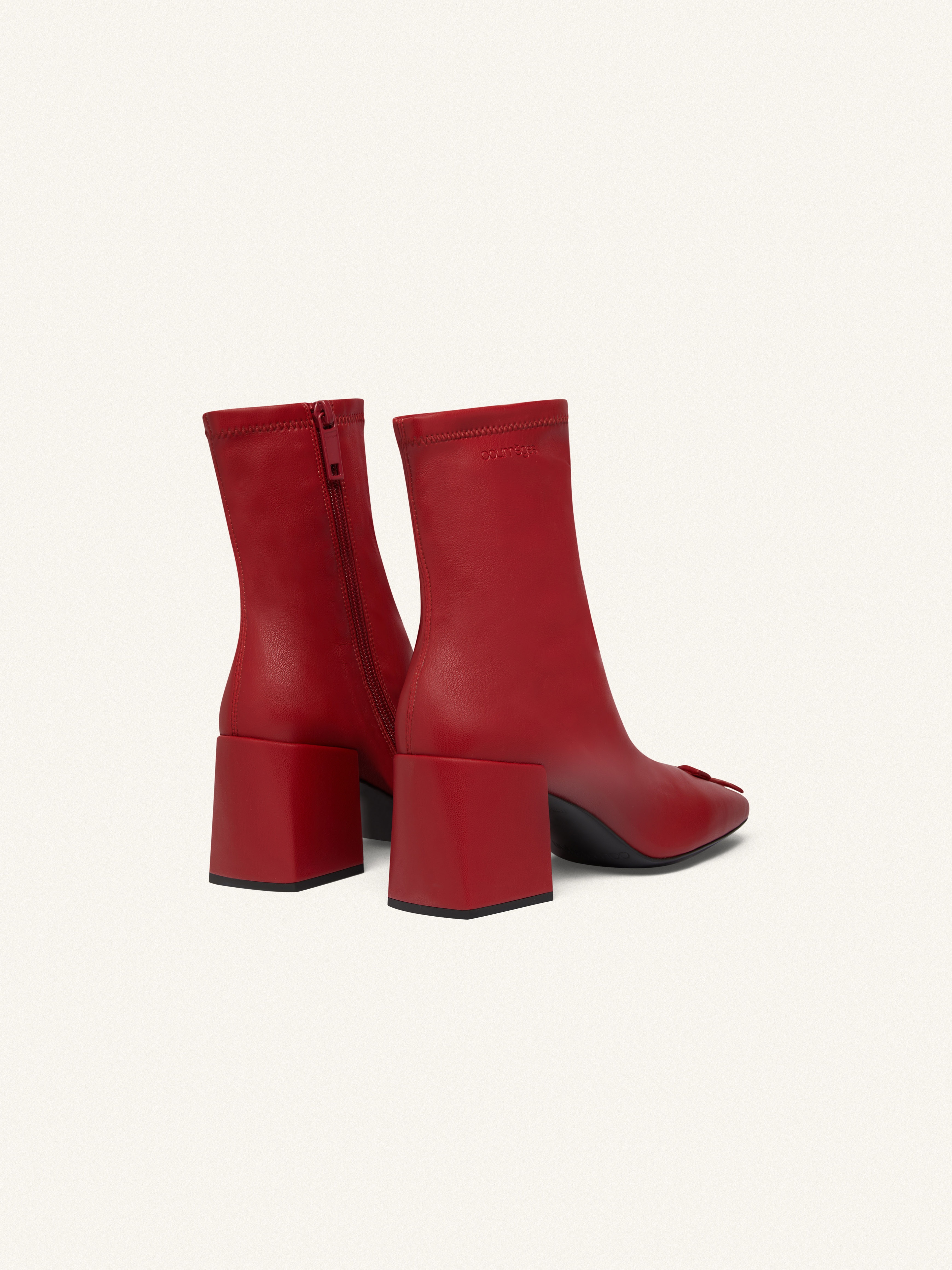 REEDITION HERITAGE VEGAN NAPPA ANKLE BOOTS - 3