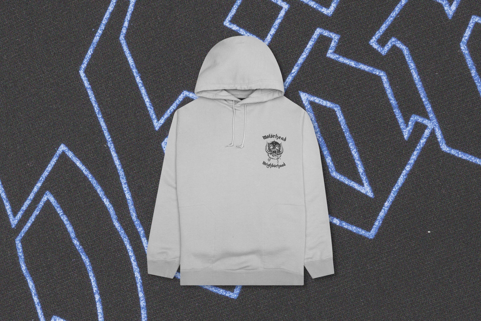 NEIGHBORHOOD X MOTOR HEAD L/S C-HOODIE - GREY - 7