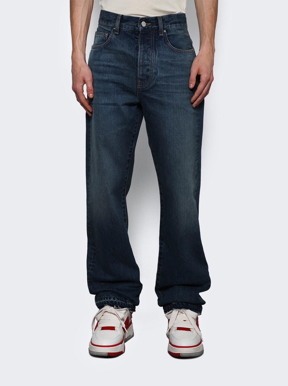 Released Hem Straight Jean Antique Indigo - 3