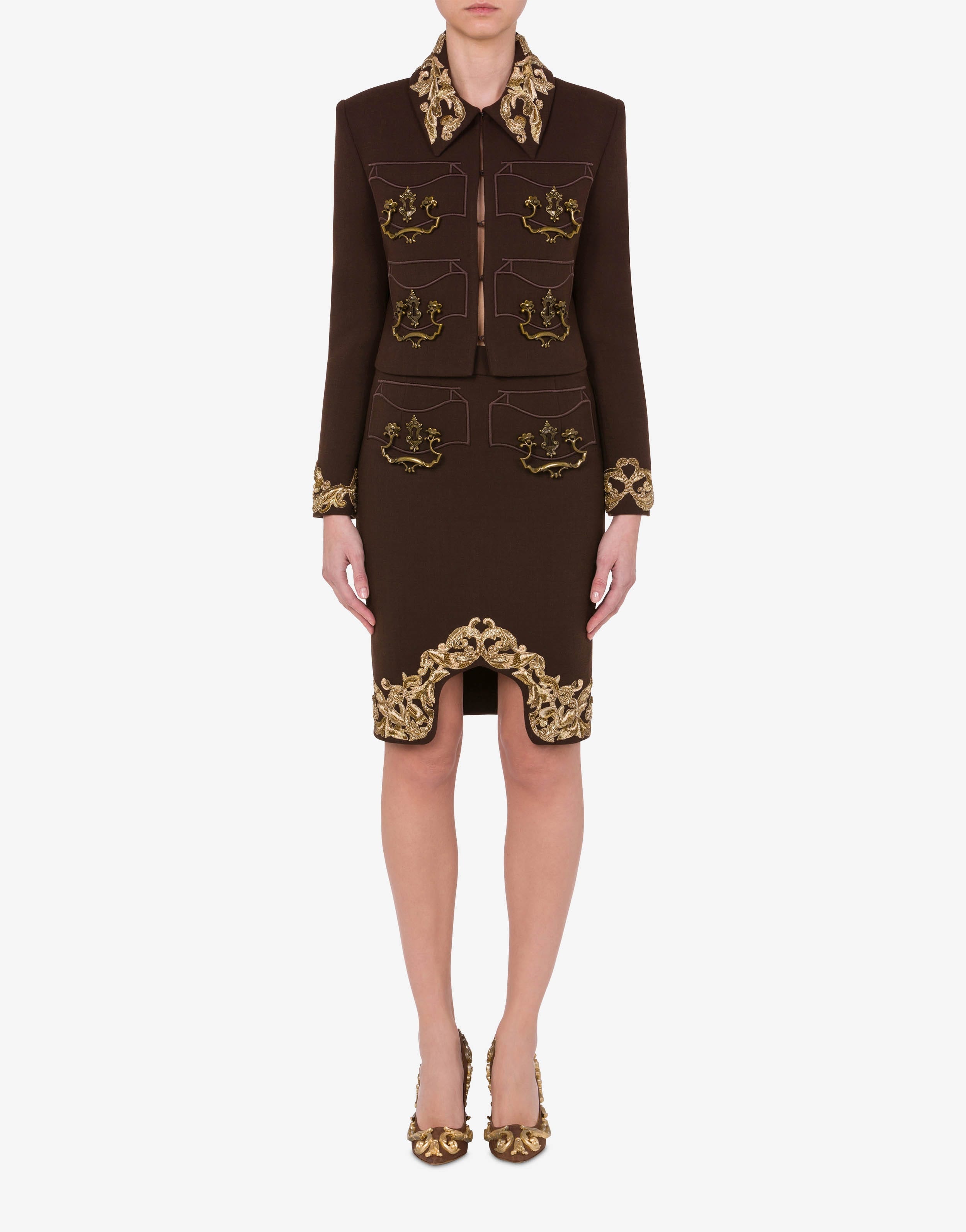 HANDLE WITH CARE CROPPED CREPE JACKET - 2