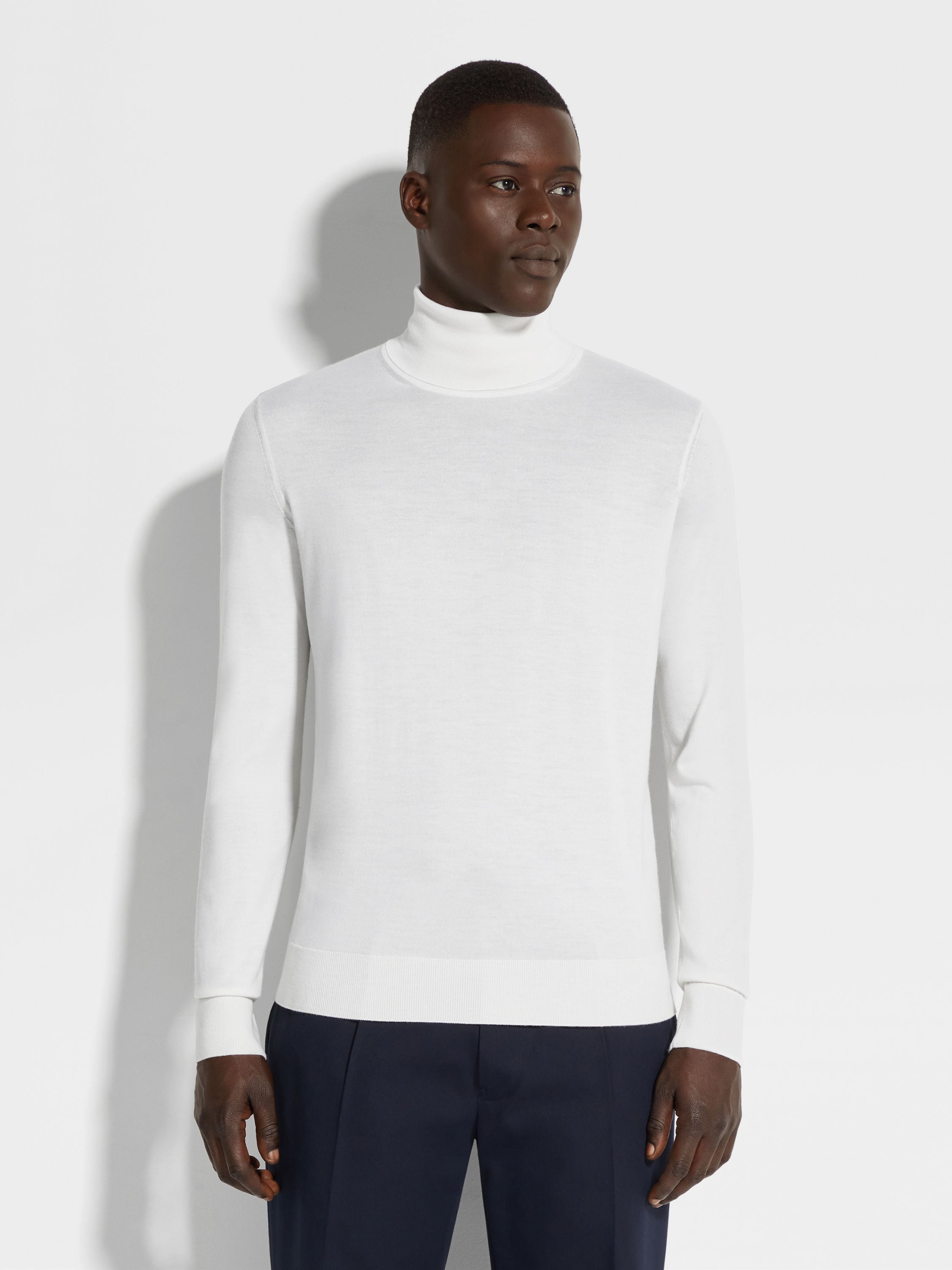 WHITE CASHSETA TURTLENECK - 4