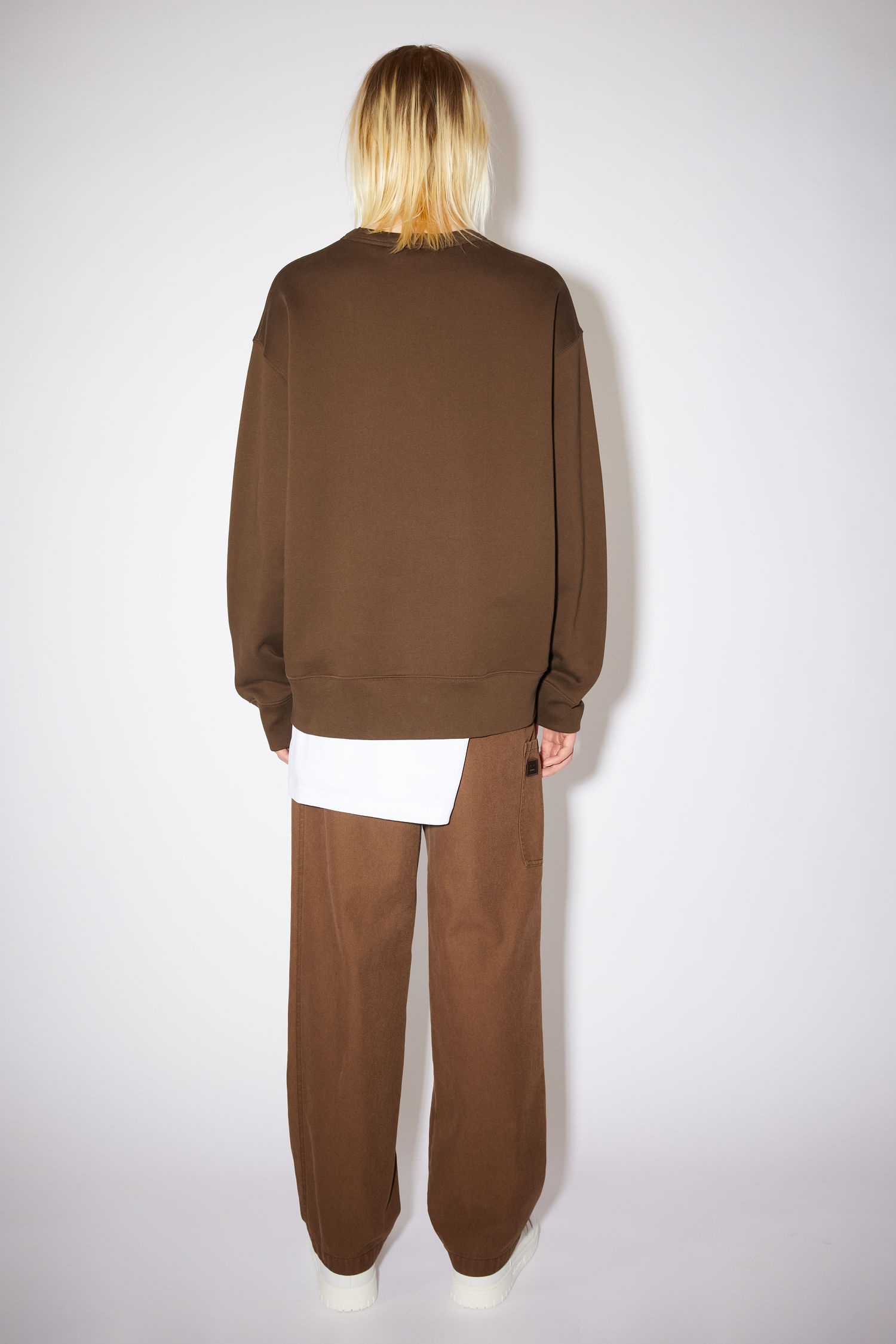 Crew neck sweatshirt - Chestnut brown - 3