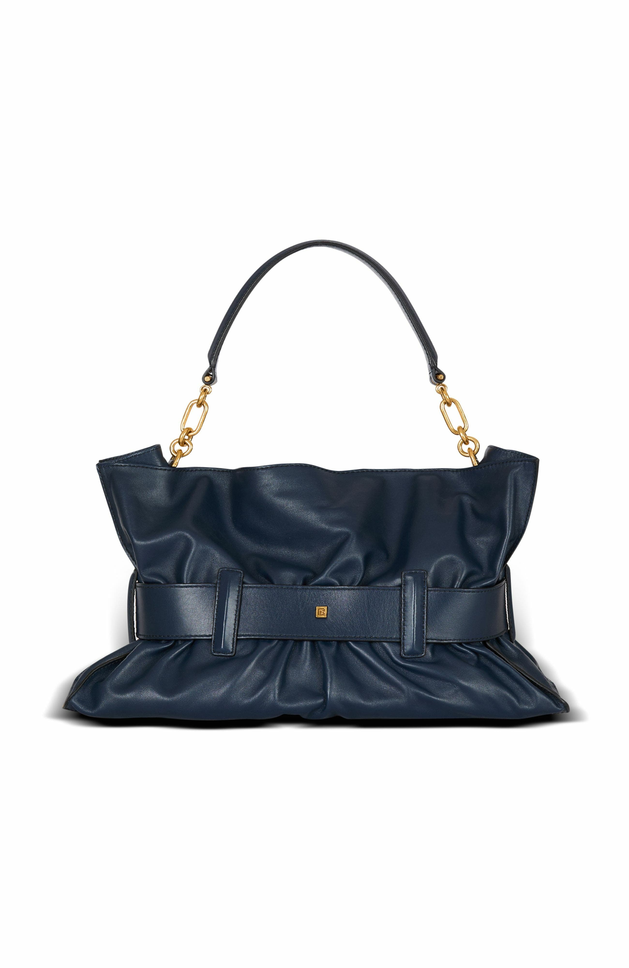 Balmain Medium Anthem Shoulder bag in leather in Blue at Nordstrom - 2