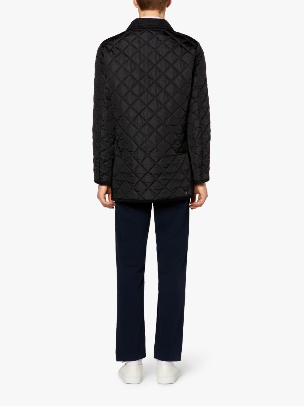 KINGDOM BLACK NYLON QUILTED JACKET | GQC-109 - 3