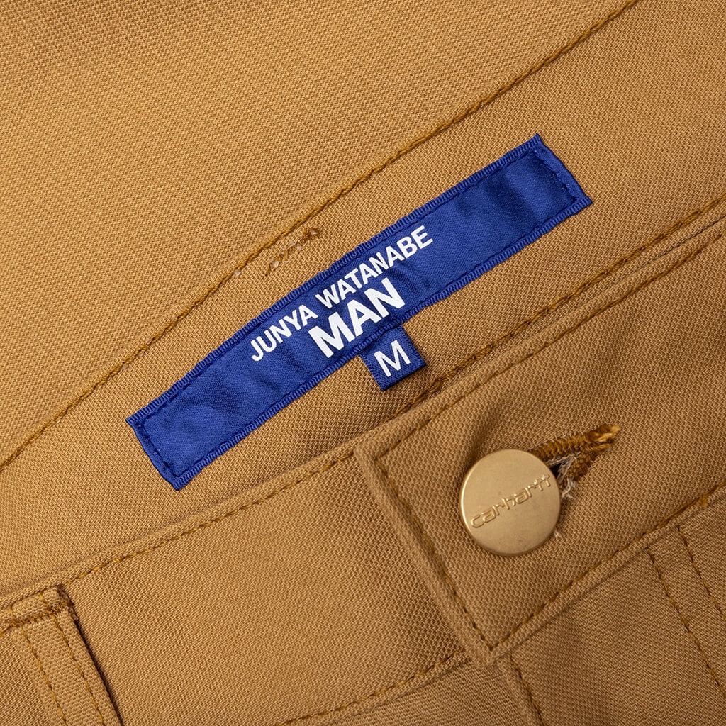 JUNYA WATANABE MAN X CARHARTT WIP PAINTER PANTS - BROWN - 3