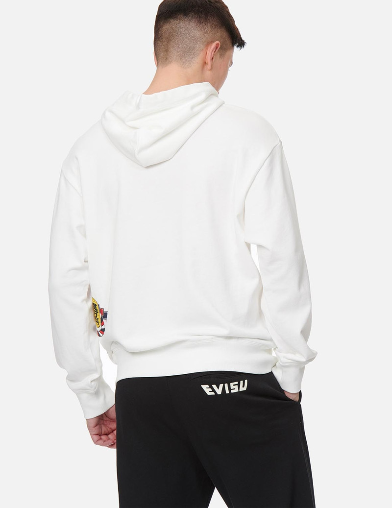 DARUMA BUDDIES PRINT HOODED SWEATSHIRT 4