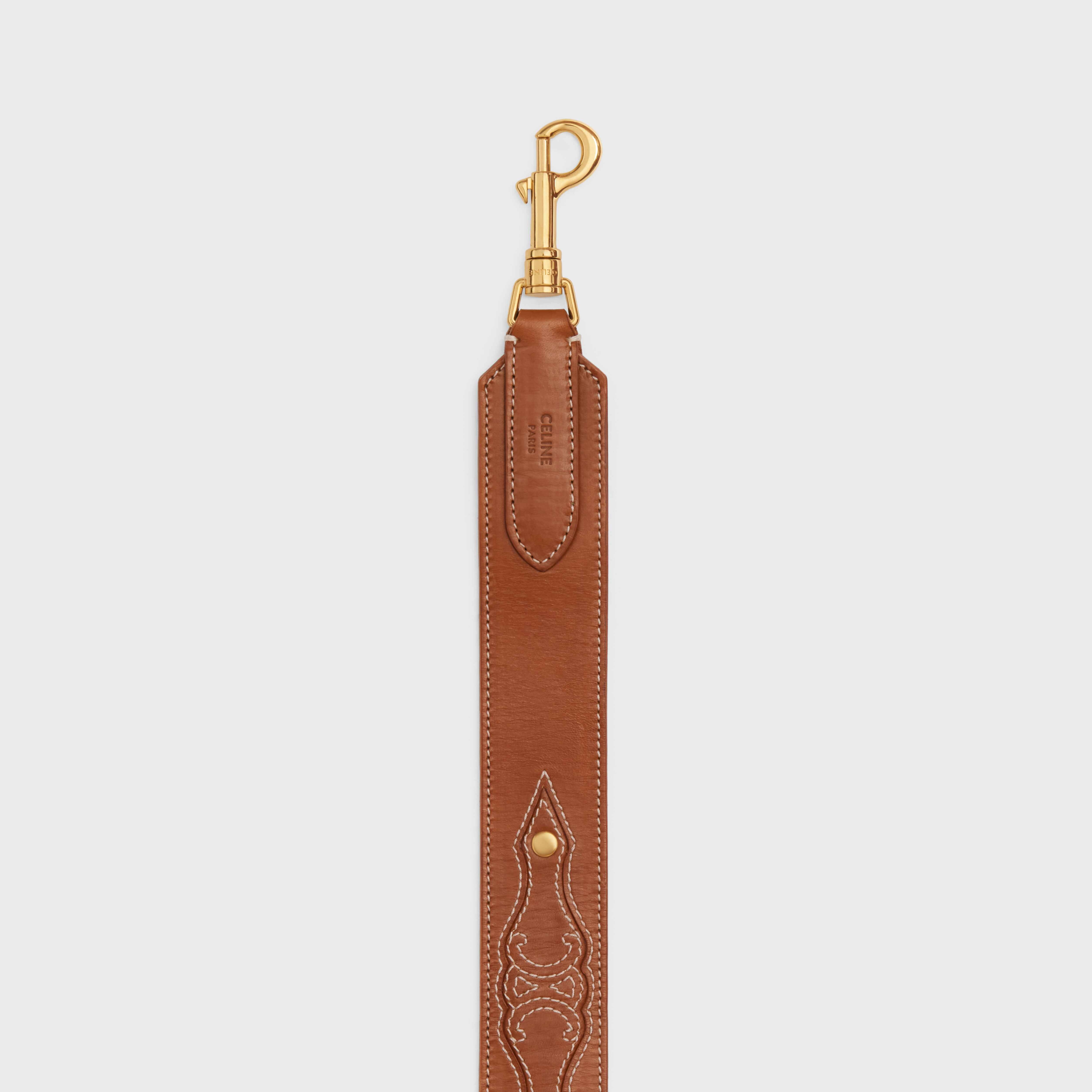 Thin Strap in EMBROIDERED CALFSKIN - 3