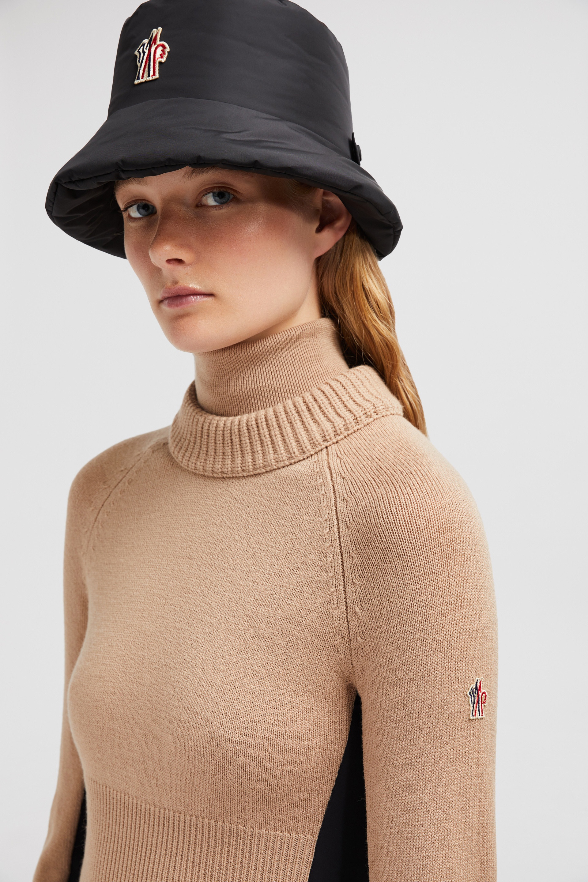 Wool & Fleece Turtleneck Sweater - 4