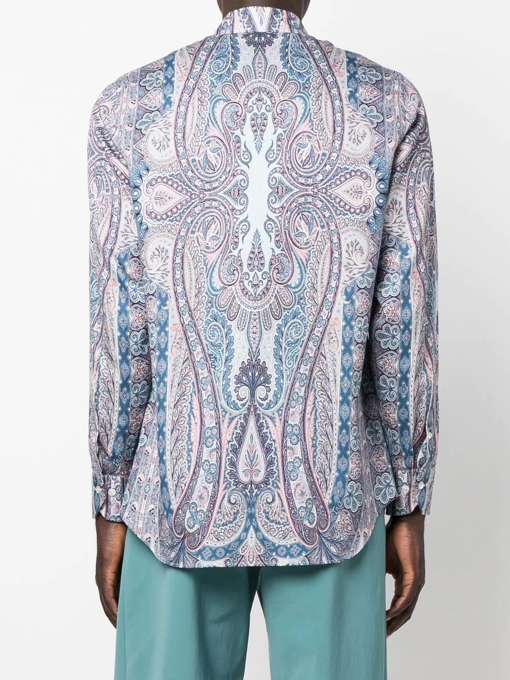 all-over paisley-print shirt - 4