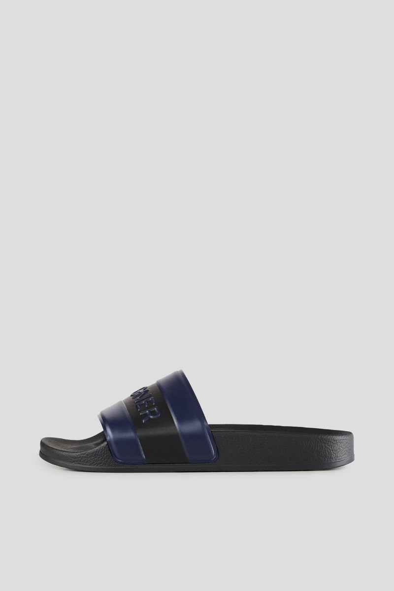 BELIZE SLIDES IN NAVY BLUE/BLACK 1