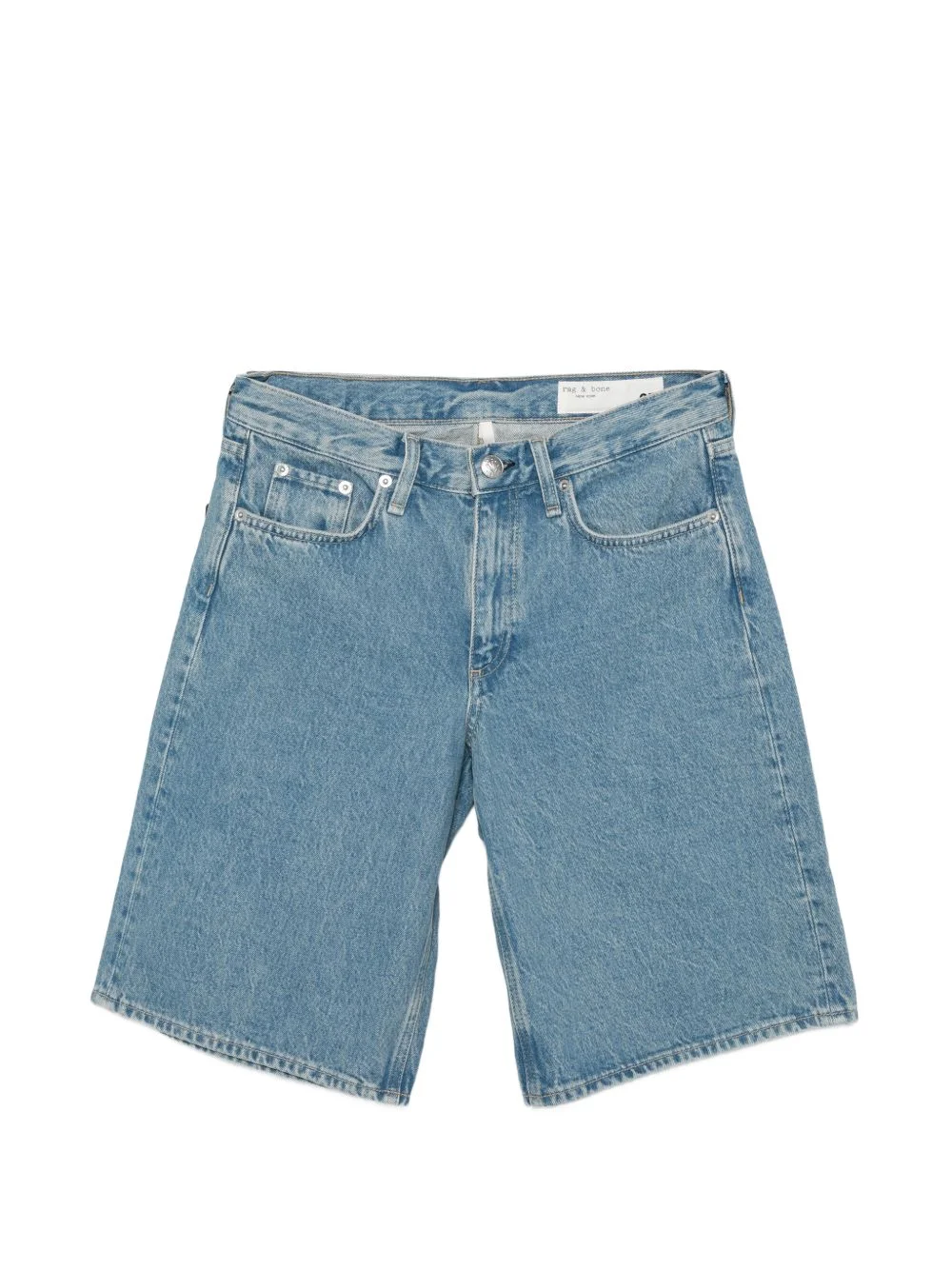 pocket denim shorts - 1