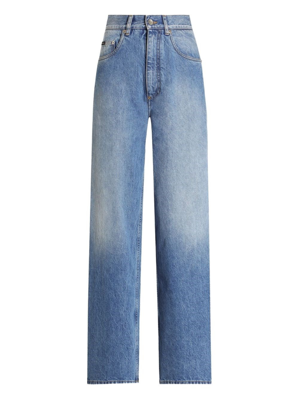 Denim cotton jeans - 1