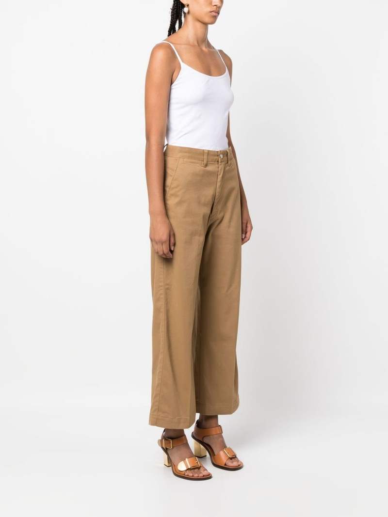 high-waisted cropped trousers 3