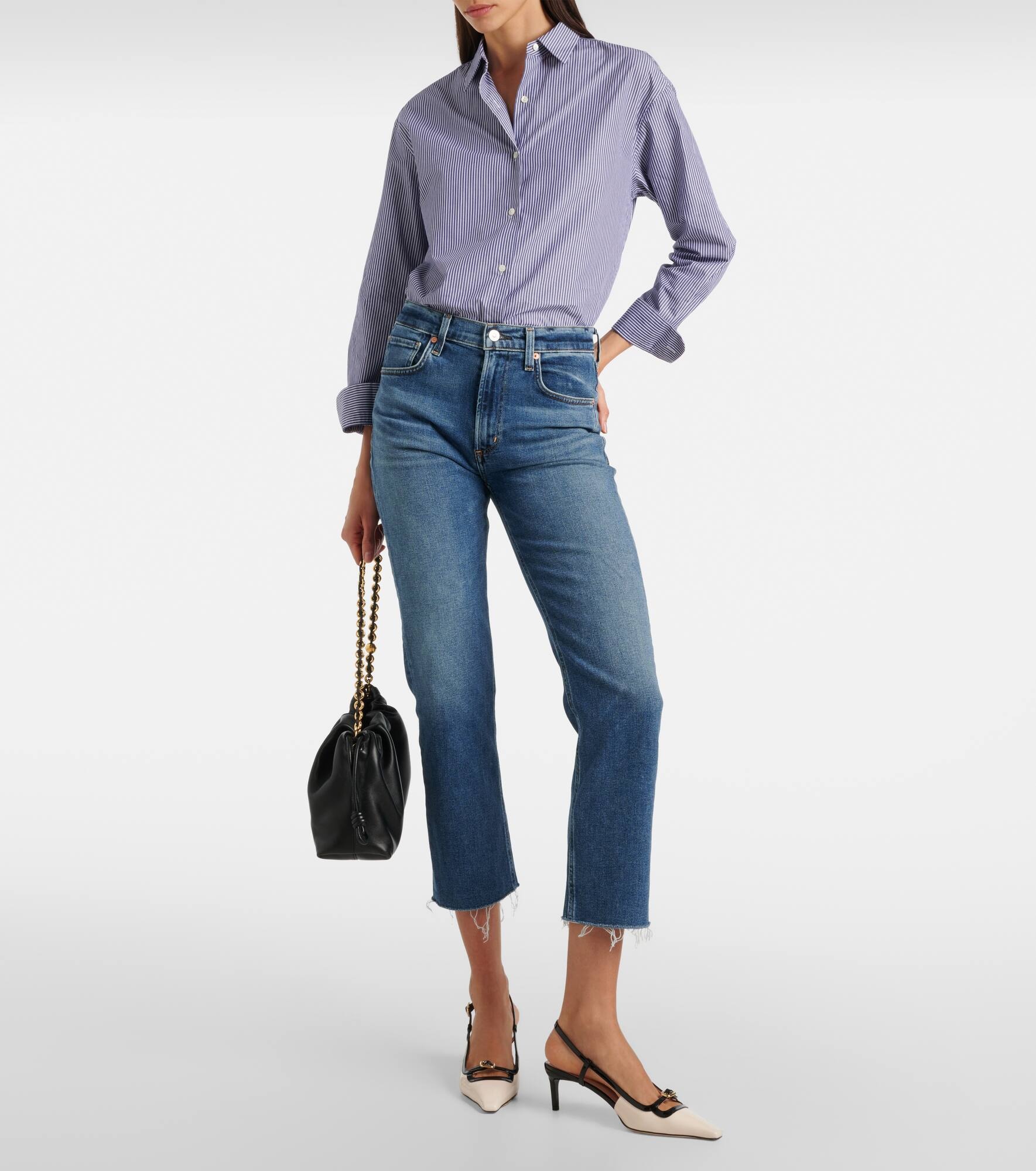 Daphne high-rise cropped straight jeans - 7
