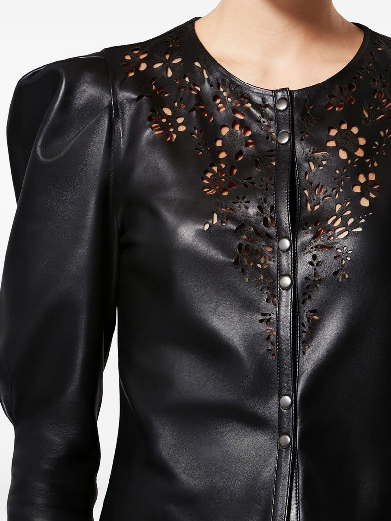 Nerida floral-cutout shirt 5
