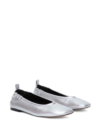 3.1 Phillip Lim ID metallic-finish ballerina shoes outlook