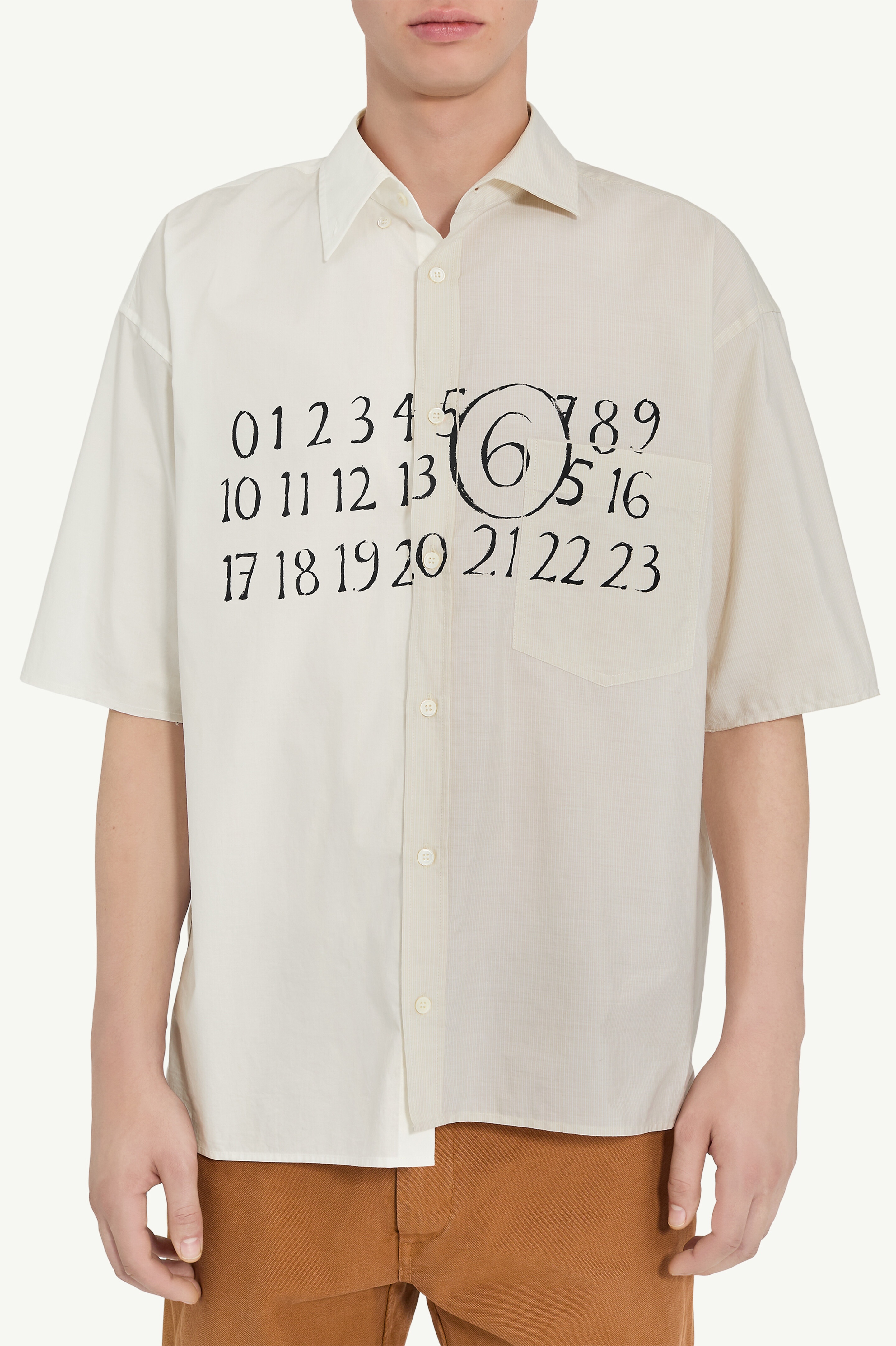 Asymmetric poplin shirt - 5