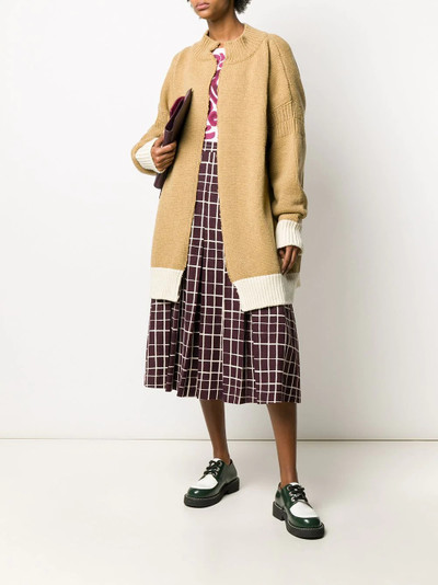 Marni reconstructed oversized cardigan outlook