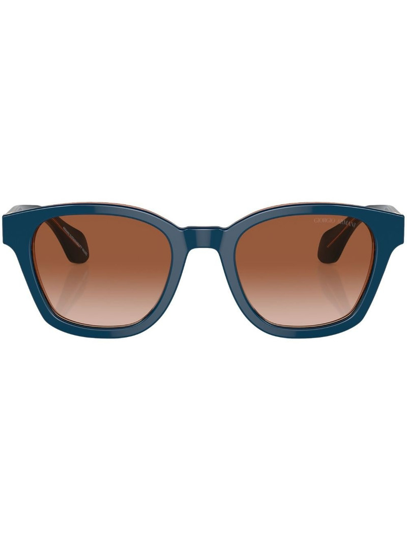 logo-print oversize-frame sunglasses 1