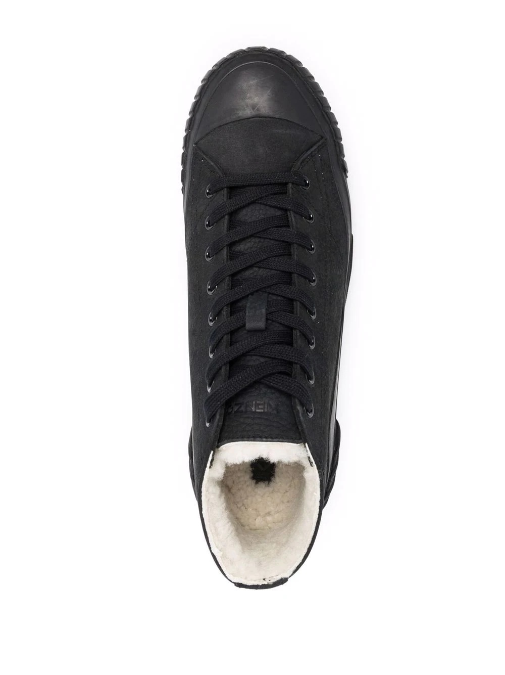 panelled sole high-top sneakers - 4