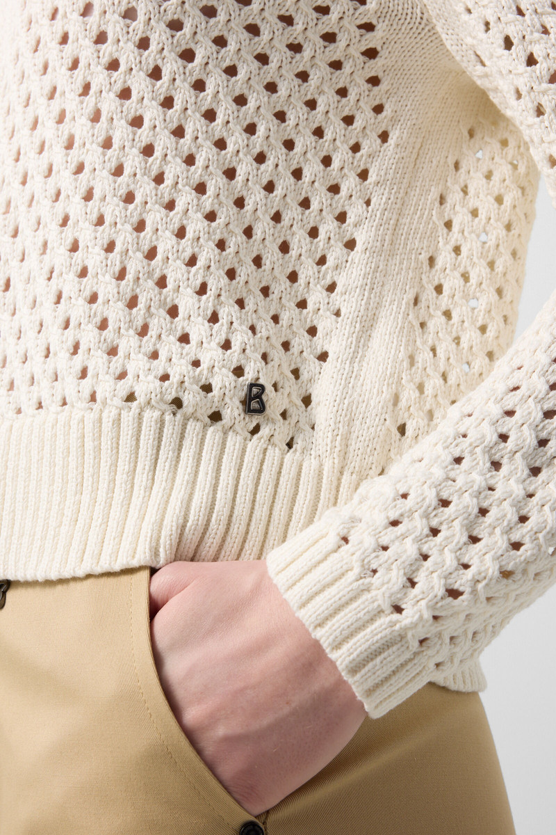 Arundel pullover in Cream 6