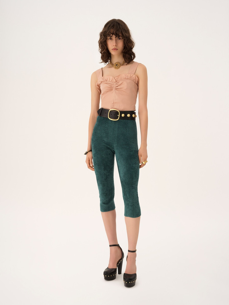 Chloé CROPPED FITTED TANK TOP IN TECHNICAL TAFFETA outlook