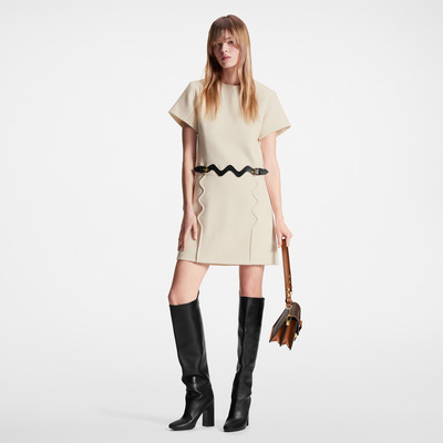 Louis Vuitton Scallop Detail A-line Dress outlook