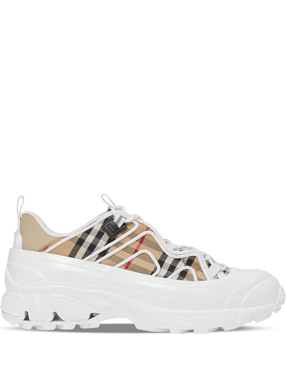 Arthur check-print sneakers - 1