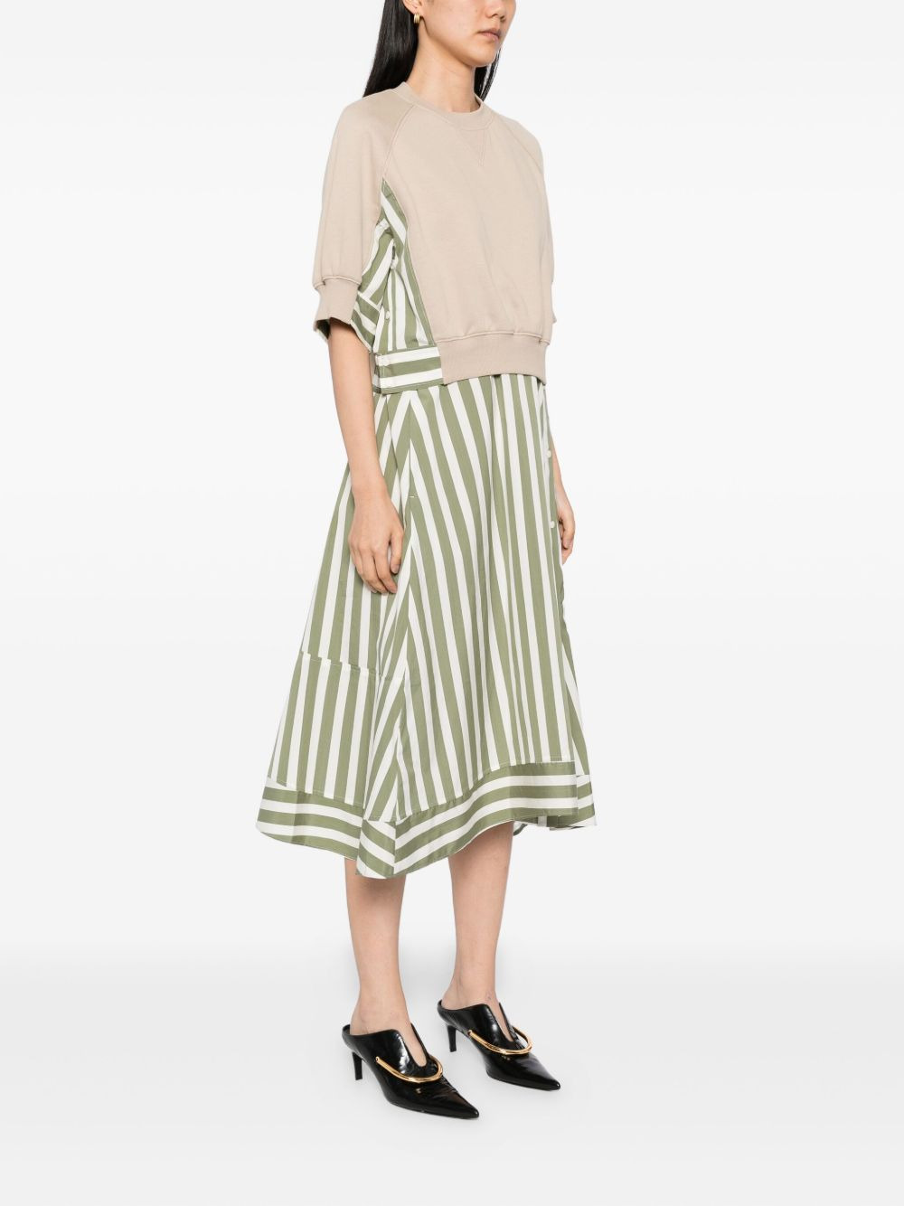striped combo dress - 3
