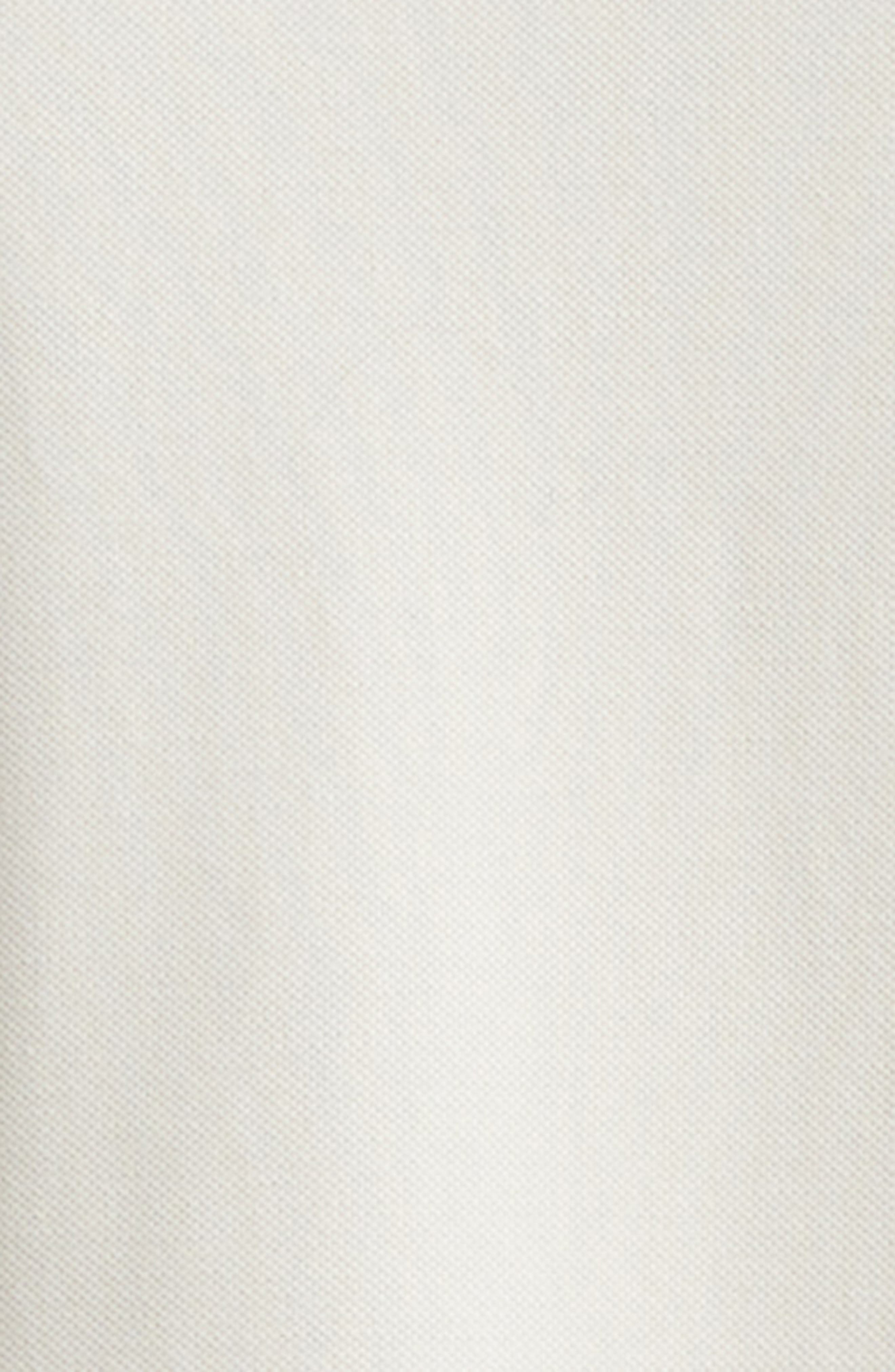 Moncler Tipped Piqué Polo in Antique White at Nordstrom - 6