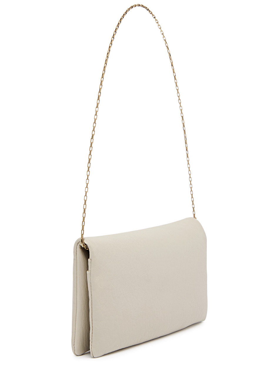 Saint Laurent Calypso Mini Grained Leather Wallet-on-chain - 2