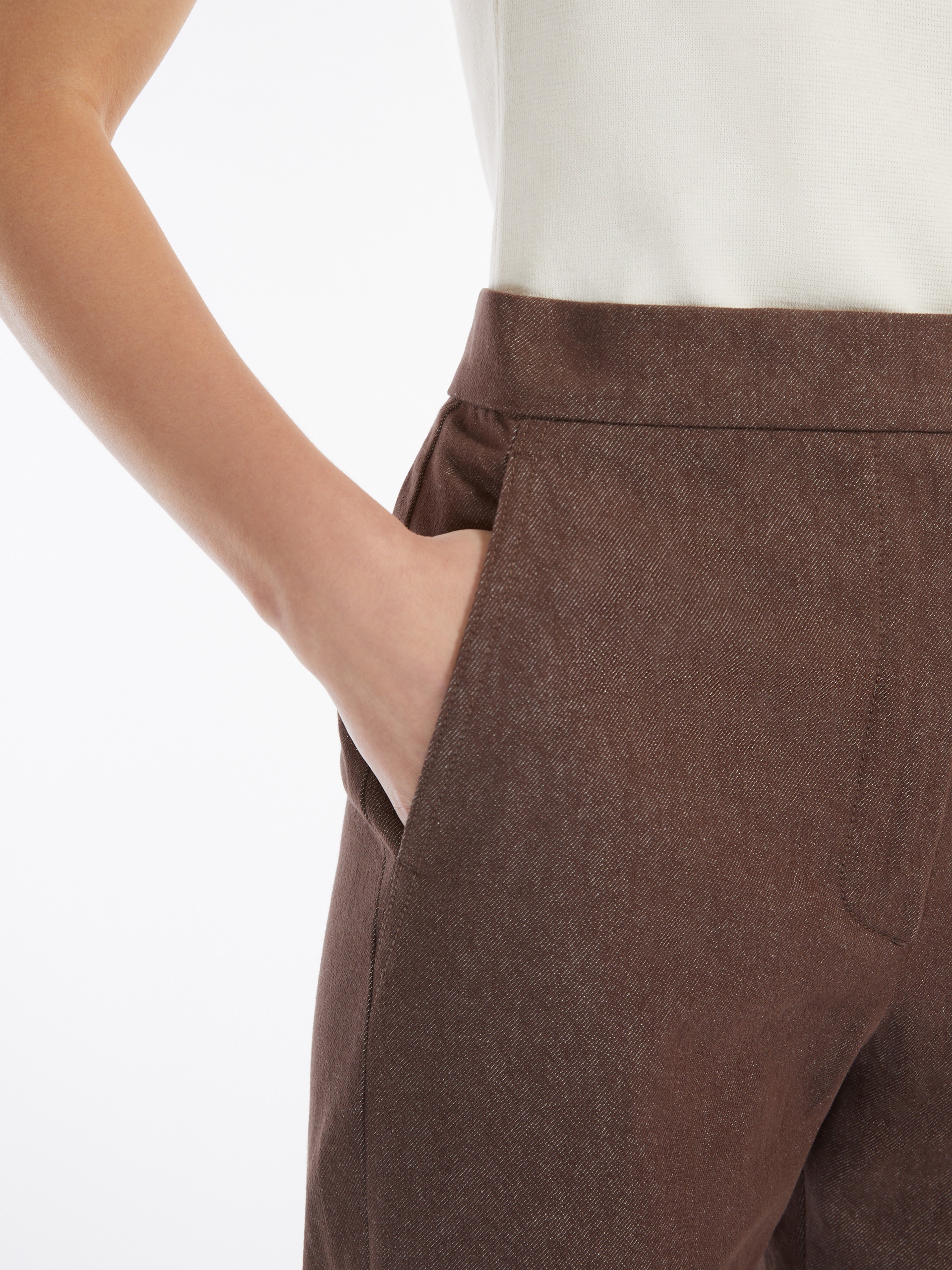 GALIZIA Slim-fit cotton trousers - 5