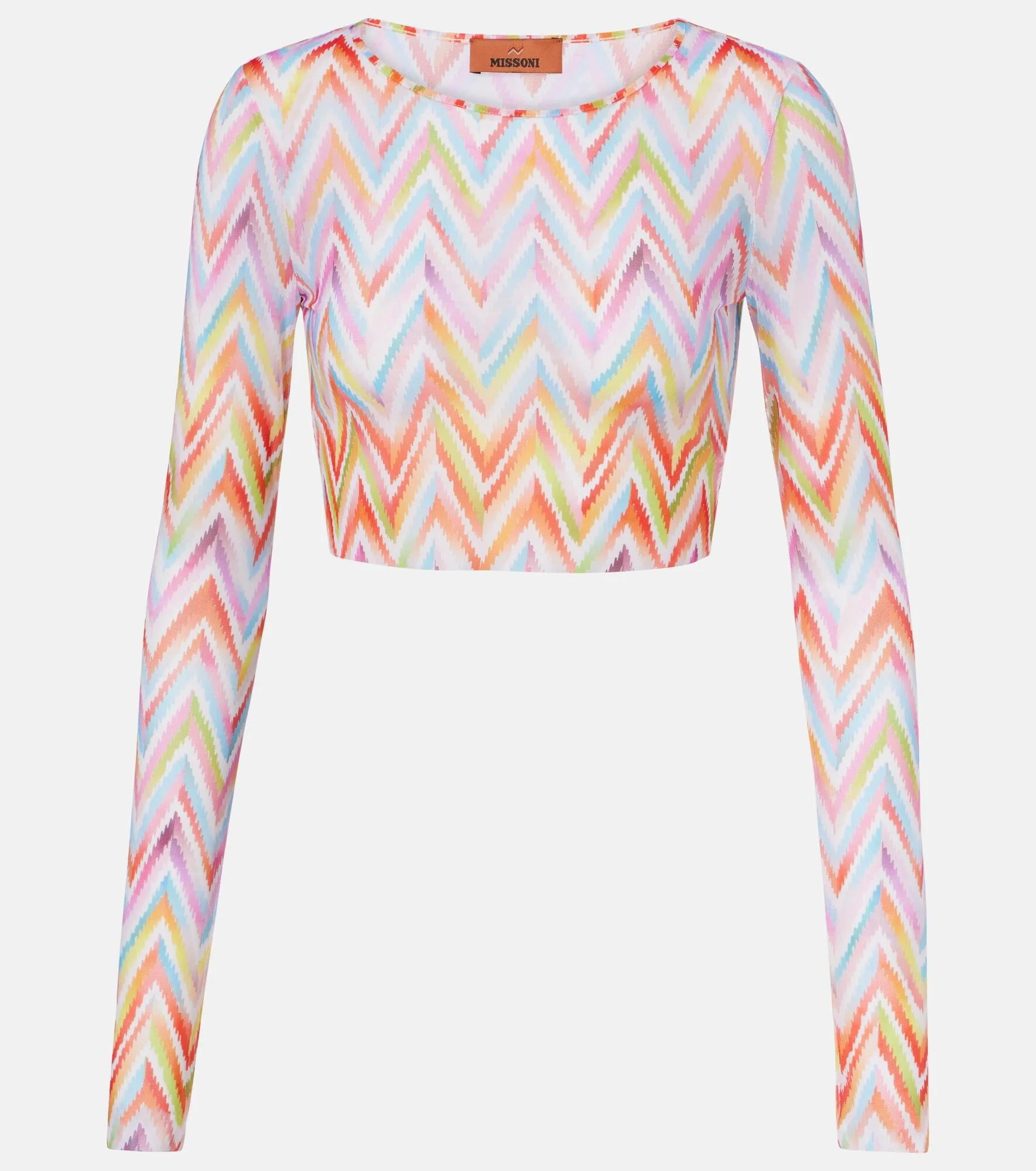 Chevron cropped top - 1