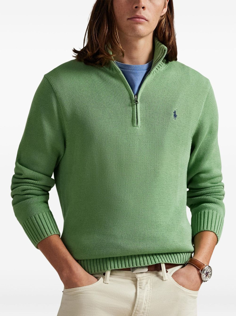 half-zip cotton sweater 3