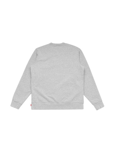 Supreme cutout logo crew-neck sweatshirt outlook