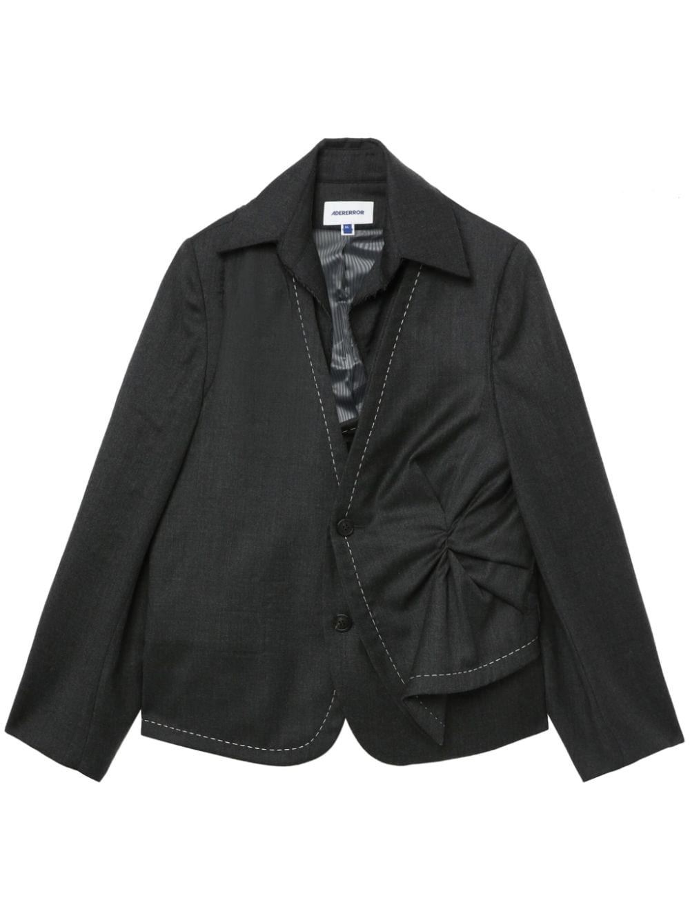 Alviat contrast-stitching blazer - 1