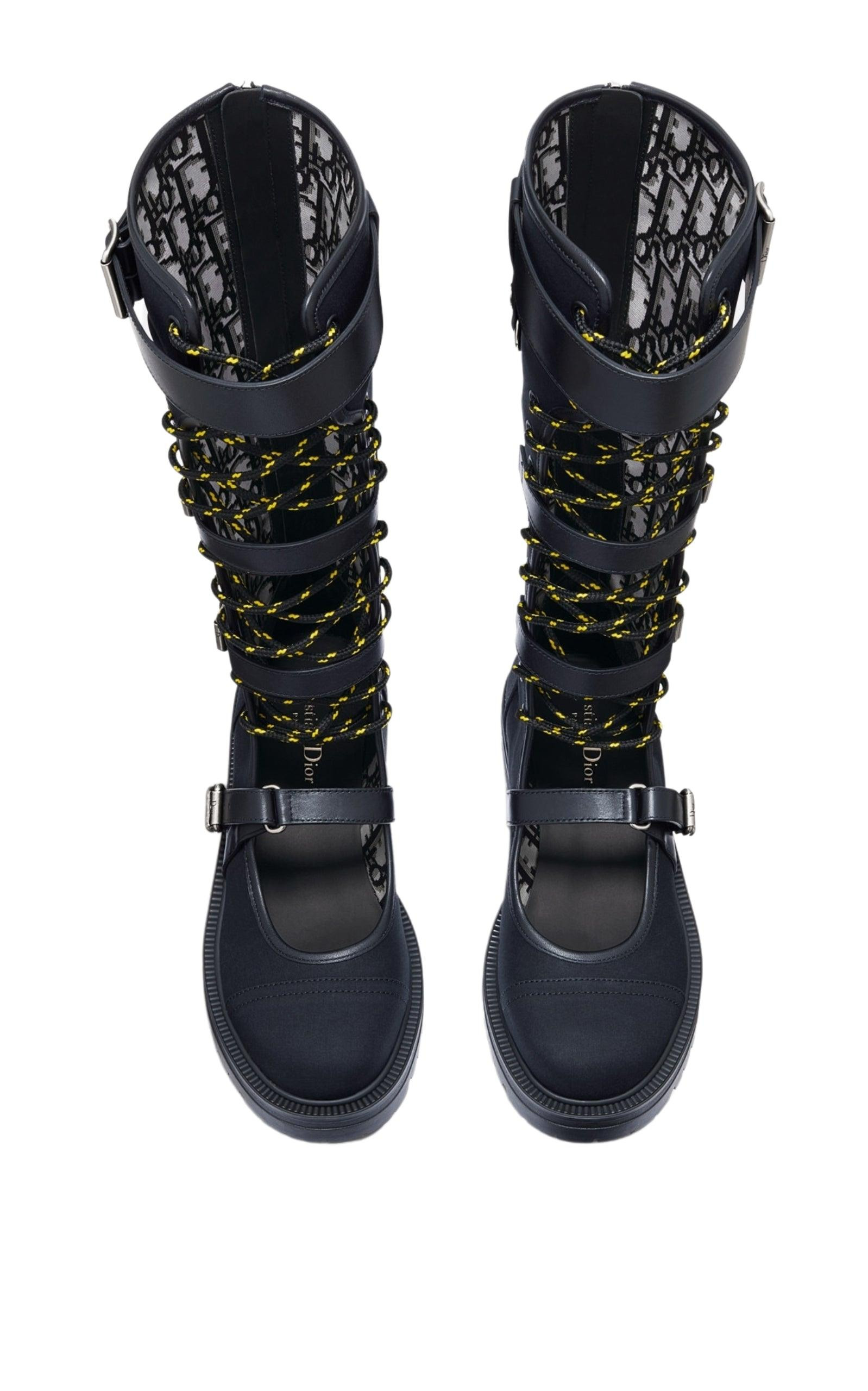Dioranger Boots in Black Technical Fabric - 5