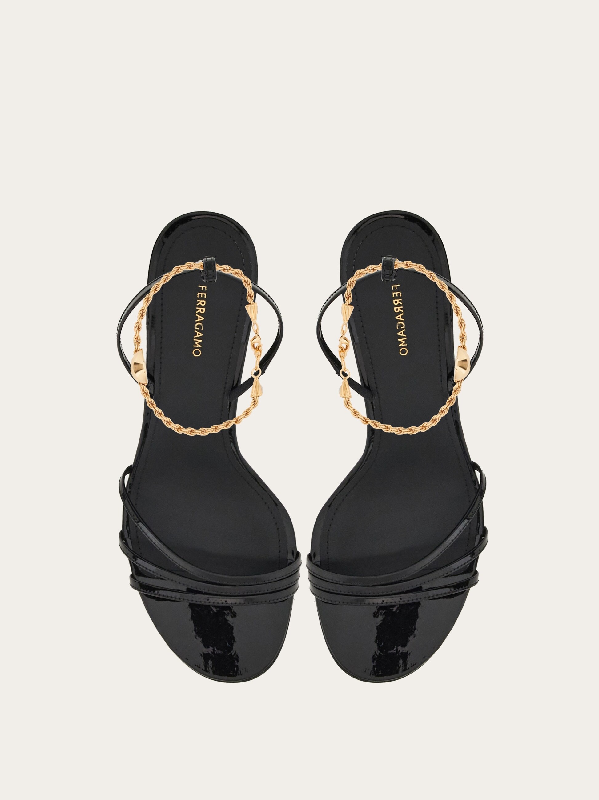 Sandal with ankle chain - 2