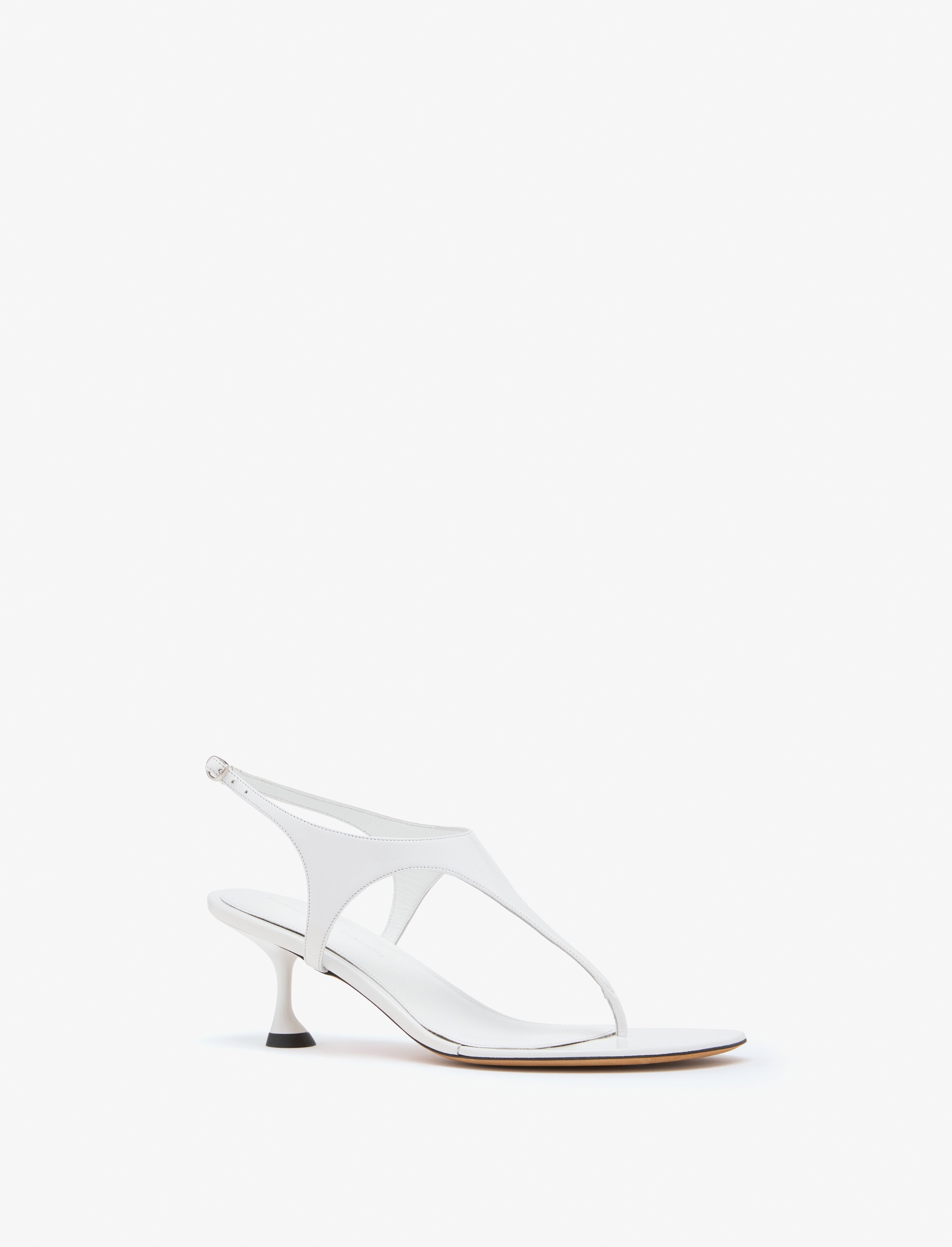 Tee Thong Sandals in Slick Nappa - 2