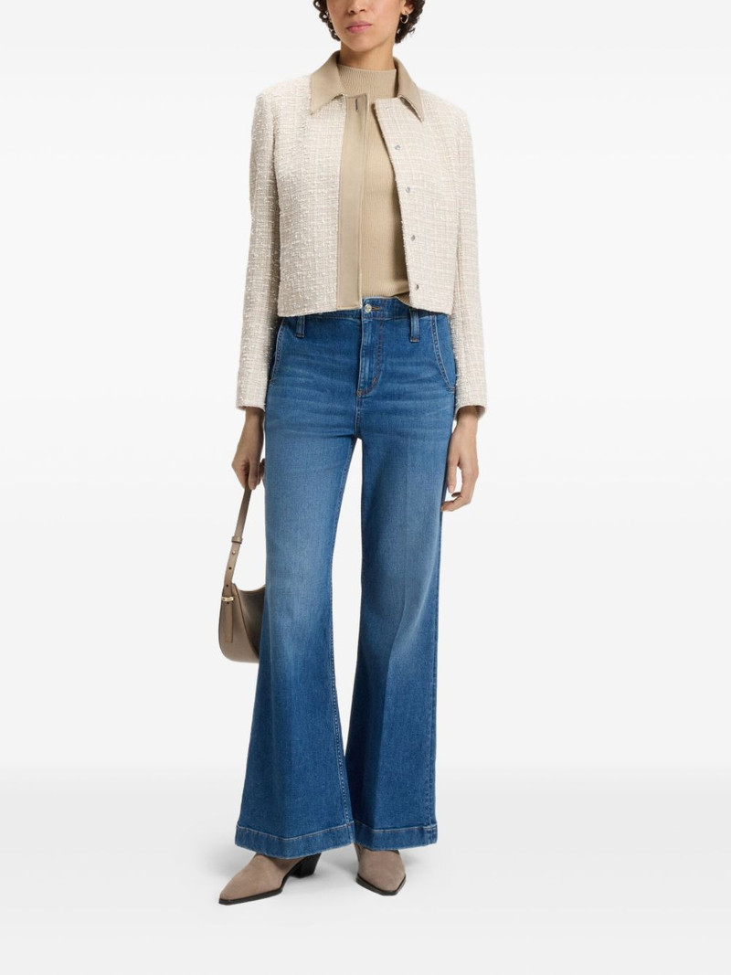 BOSS tweed cropped jacket outlook